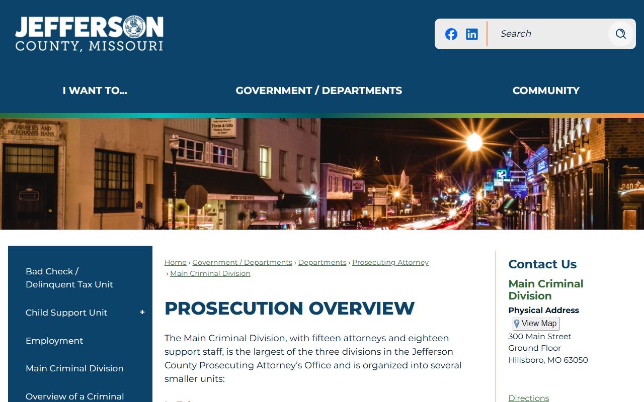 Jefferson County criminal court records main criminal division