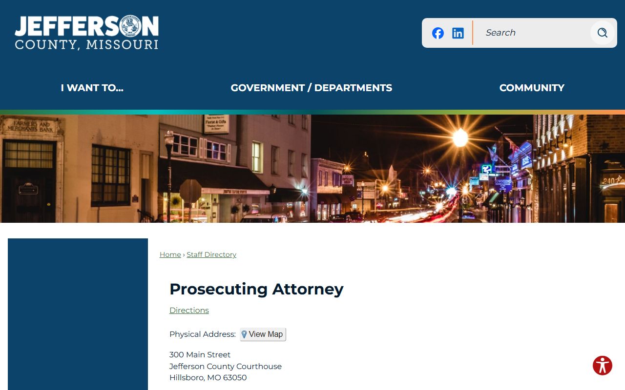 Jefferson County criminal court records prosecutor staff directory
