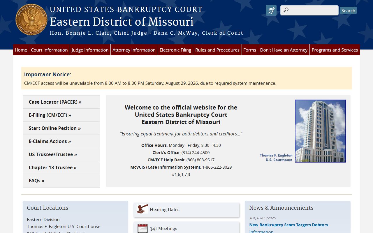 Jefferson County Circuit Court records separate from Eastern District bankruptcy court