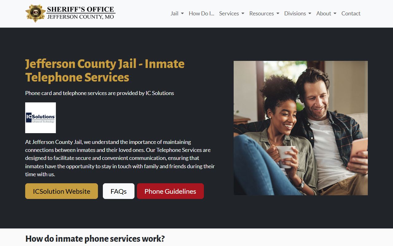 Jefferson County inmate records phone card source